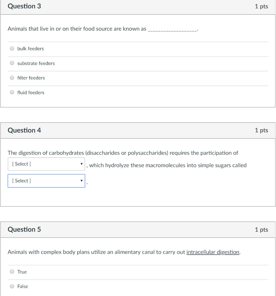 Solved The Options For Number 4 Are For The First Box N