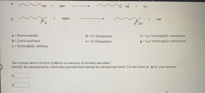 Solved 2 Naoh Na A Proton Transfer B Lewis Acid Base C Chegg Com