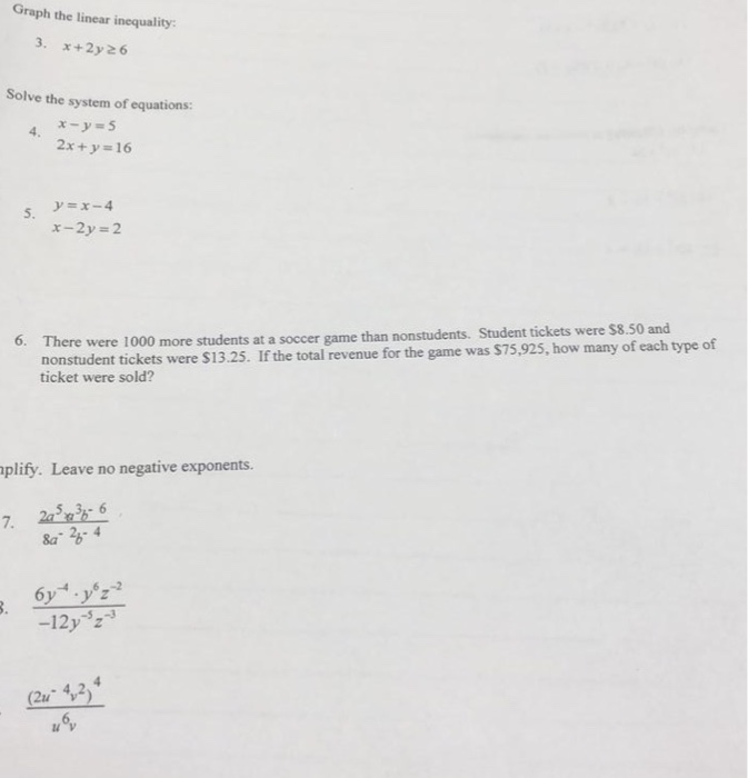Solved Graph The Linear Inequality 3 X 2y 26 Solve The Chegg Com