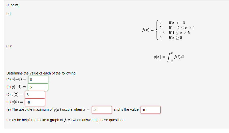 Solved 1 Point L T 0 If 5 J Z 0 If Z 5 G Z F T Chegg Com