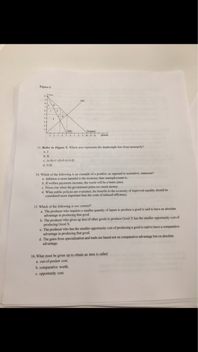 Solved: FINAL EXAM PRINCIPLES OF MICROECONOMICS EXAM B Whi... | Chegg.com