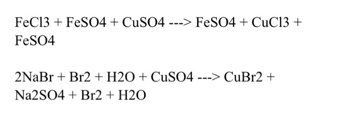 Реакция zn feso4