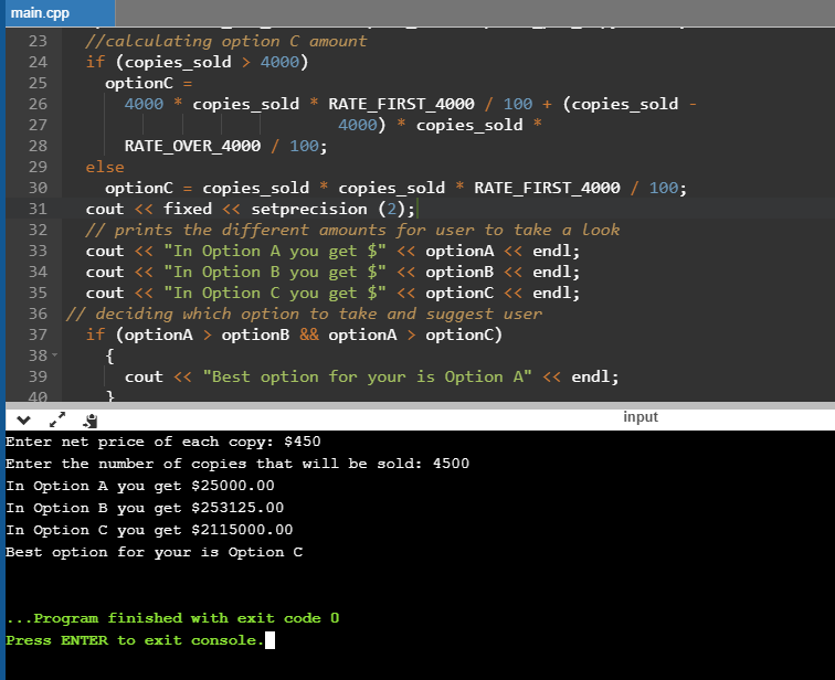 Solved Redo C Programming Exercise 16 Chapter 4 Named Constants Defined Namespace Royaltyrates In Q