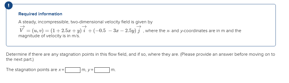 Solved A Steady Incompressible Two Dimensional Velocity Chegg Com