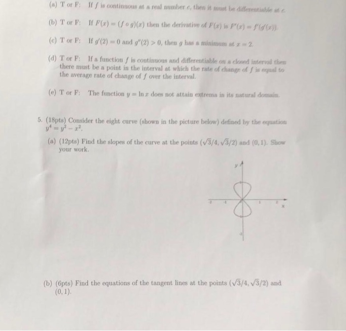 Solved A T Or P If F Is Continsons At A Real Mumber Chegg Com