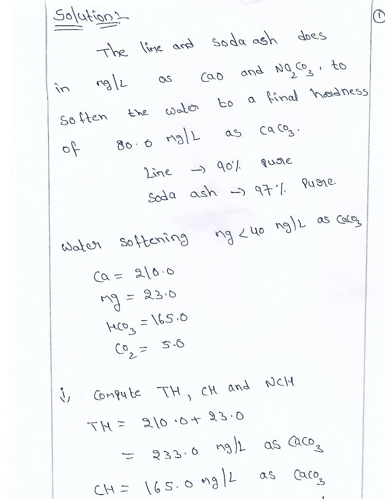 The (inc and sodα ash does in Cab ond N to So tten ewolo ainal hesaness 2 3 Soda ash-) 97% Pu81e. dotor Sottening ng) as ok