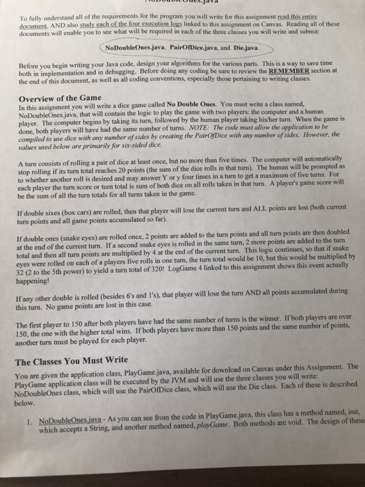 To fully understand all of the requirements for the program you will write for this assignment read this entire document, AND