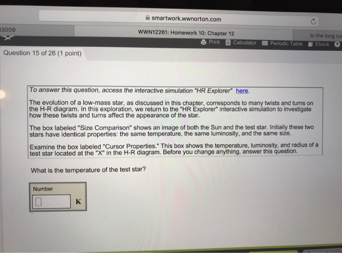 Smartwork.wwnorton.com 3009 WWN12261: Homework 10 ... hr diagram earth science questions 