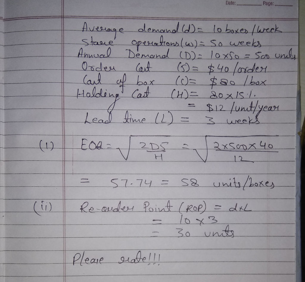 Date Page: ean me る weet 30