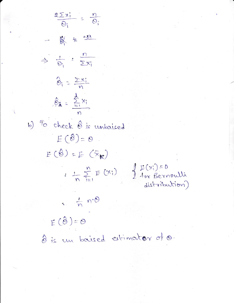 Solved Pts Let X X1 Xd T D Dimensional Binary 0 1 Vector Multivariate Bernoulli Distributio Q