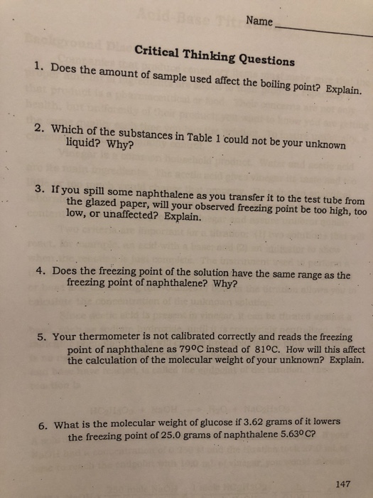 How Does Critical Thinking And Ethics Affect