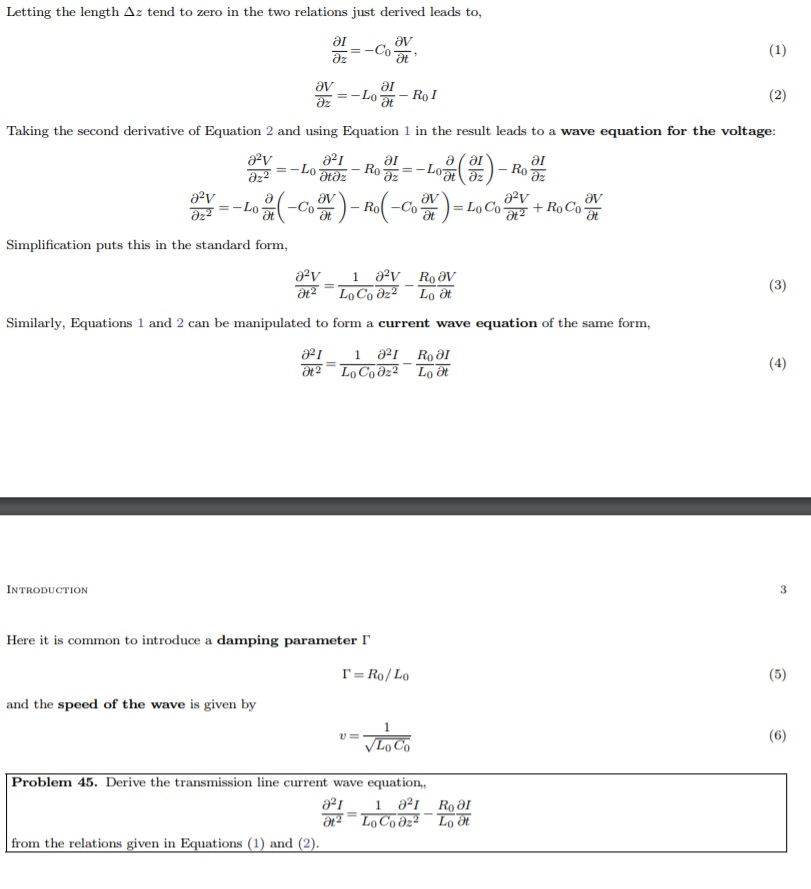 Solved Letting The Length D2 Tend To Zero In The Two Rela