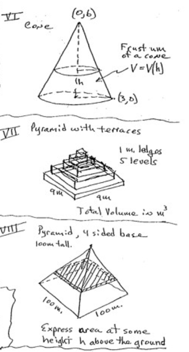 Solved O B Vl Of A Cone H Pyramid U Tta Terfaces L Le Chegg Com