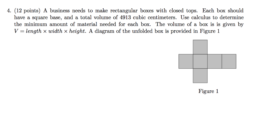 Download Solved 4 12 Points A Business Needs To Make Rectangula Chegg Com