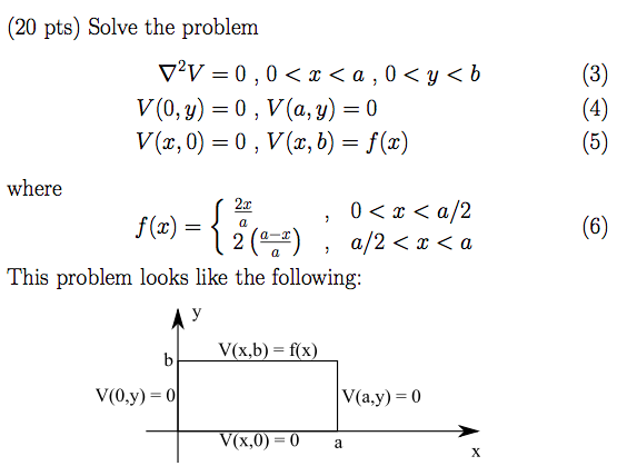 Solved Pts Solve The Problem V 0 Y 0 V A Y Chegg Com