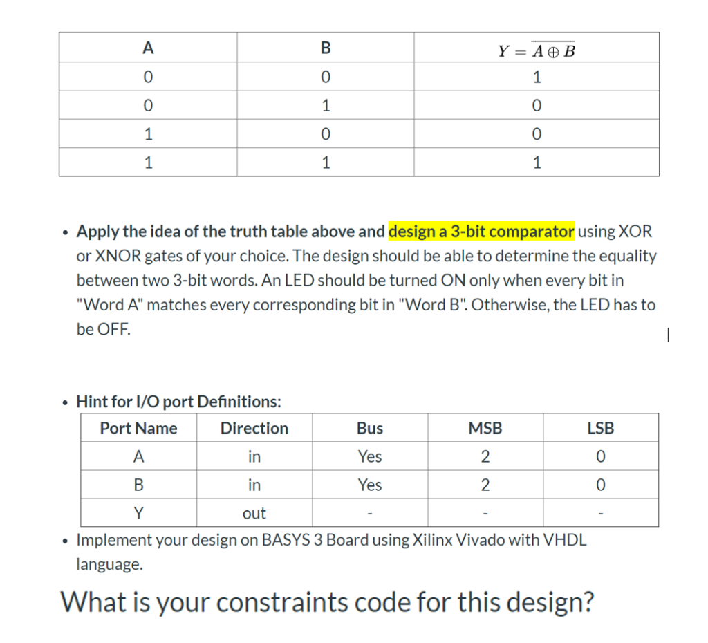 Y A B 1 1 1 1 1 1 Apply The Idea Of The Truth Table Cheggcom