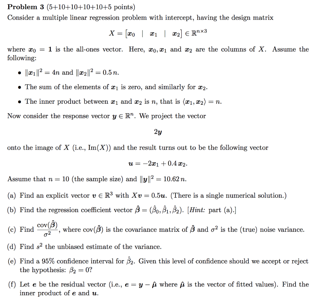 Problem 3 5 10 10 10 10 5 Points Consider A Mult Chegg Com