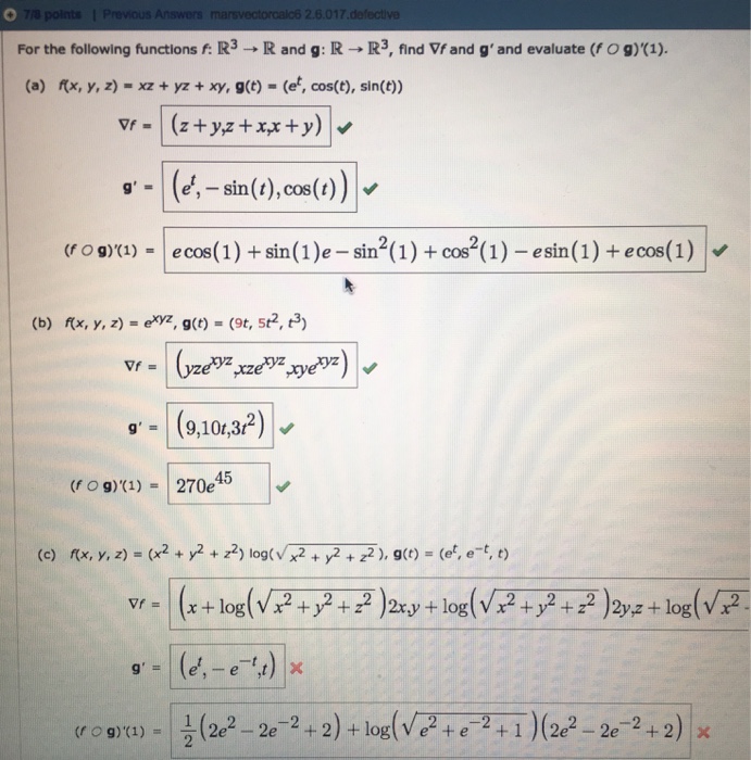 Solved For The Following Functions F R 3 Rightarrow R An Chegg Com