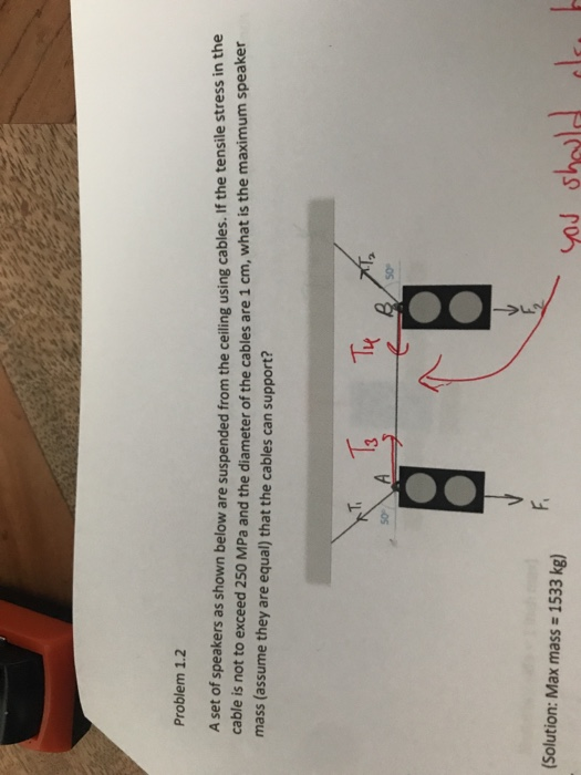 Solved Problem 1 2 A Set Of Speakers As Shown Below Are S