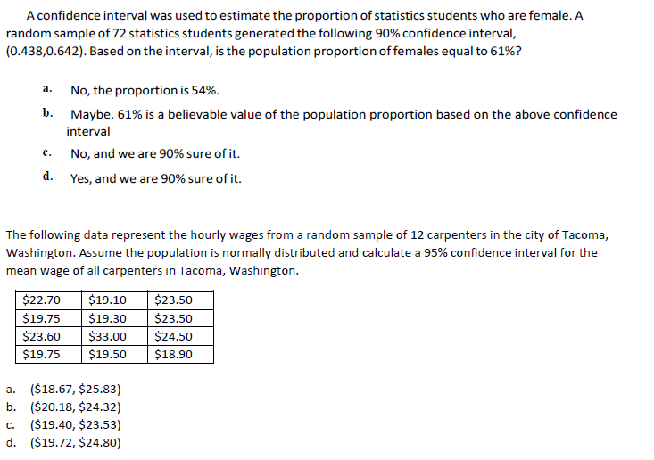 Stats: Estimating the Proportion