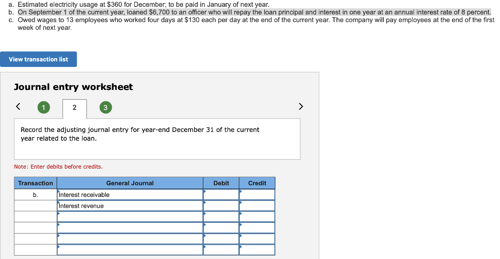 Solved A Estimated Electricity Usage At 360 For Decembe Estimated Electricity Usage At 360 For December To Be Paid In January Of