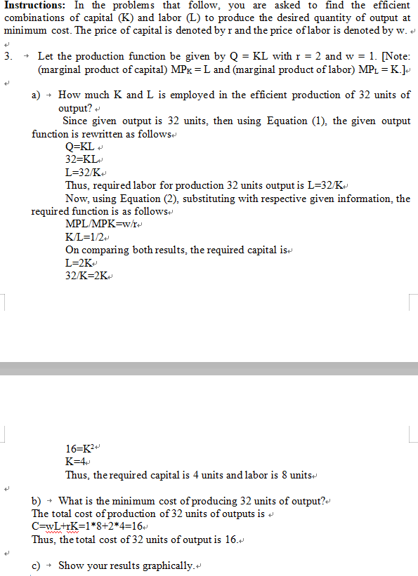 Solved Derive The Cost Function Associated With The Produ Chegg Com