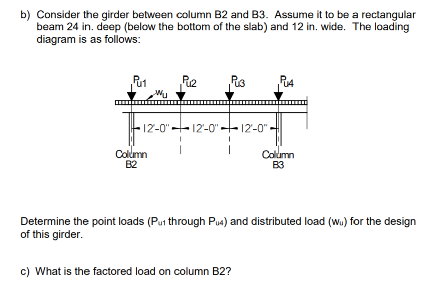 Solved 2 Given The Following Floor Framing Plan For A Li