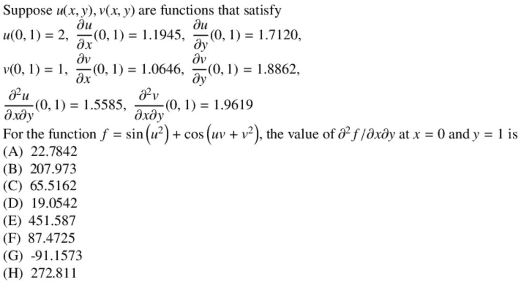 Solved Suppose U X Y V X Y Are Functions That Satisf Chegg Com