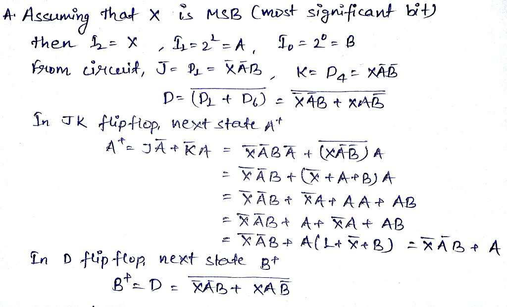 Solved 05 C Synchronous Sequental Lo 2018 Final Questions Encs22 D Birzeit University Psi Https R Q38287033