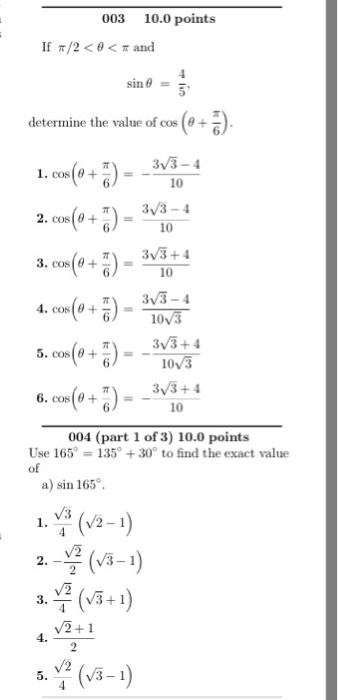 Solved 003 10 0 Points If P 2 8 P And Determine The Chegg Com