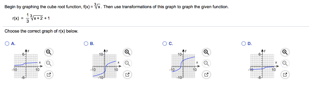 Solved Begin By Graphing The Cube Root Function Fx X T Chegg Com