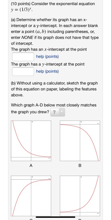 blank exponential graph