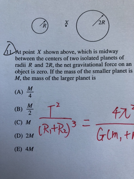 Solved 2r T Point X Shown Above Which Is Midway Between Chegg Com