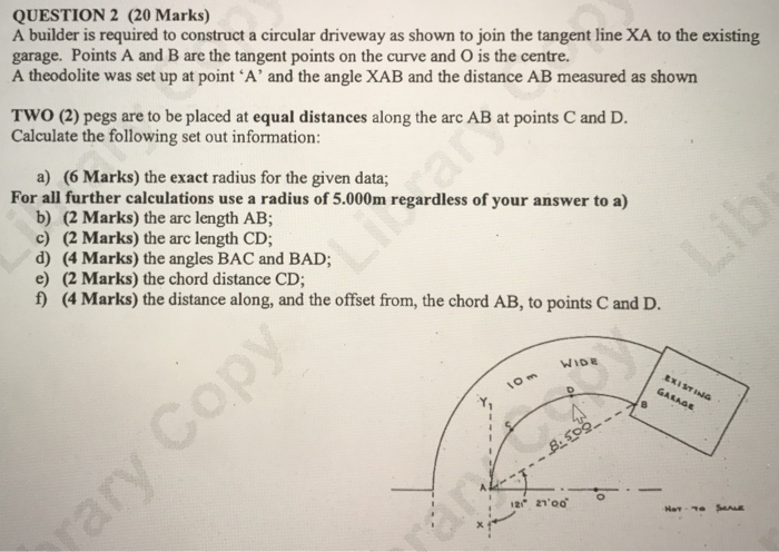 Solved Question 2 20 Marks A Builder Is Required To Con