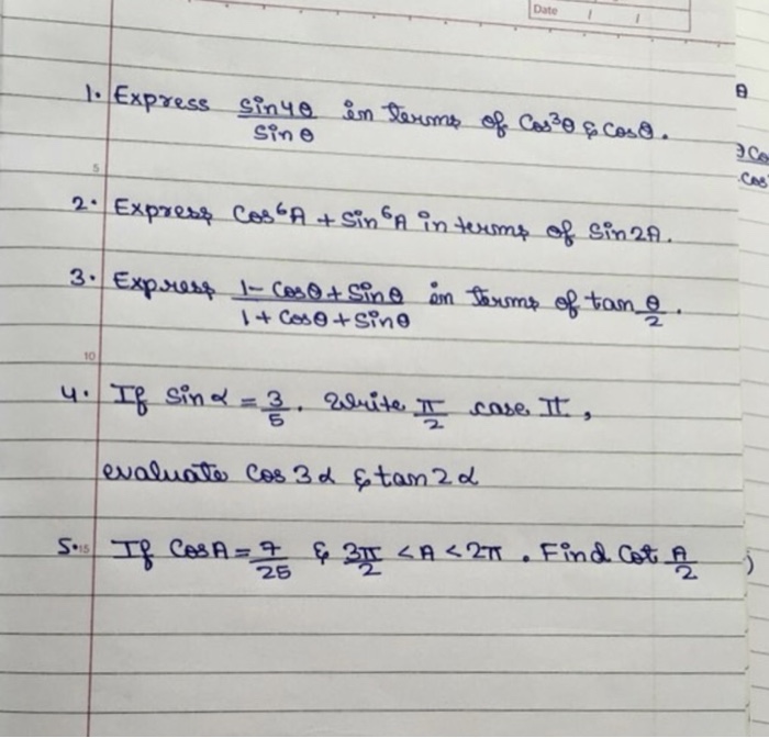 Solved Date Exp Sin E 10 う 5 Ewolu成0 Co6 3 Ek C Tan 2 Chegg Com