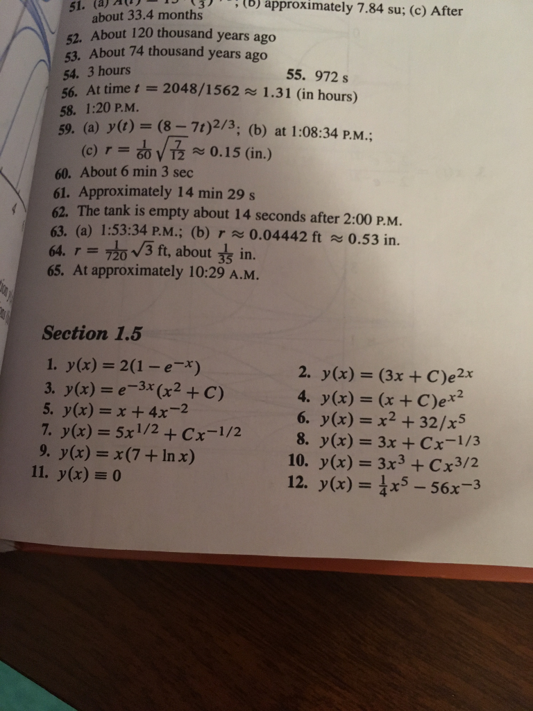 Solved Solve The Following Differential Equations Number Chegg Com