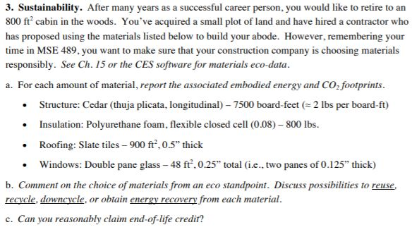 3 Sustainability After Many Years As A Successfu Chegg Com
