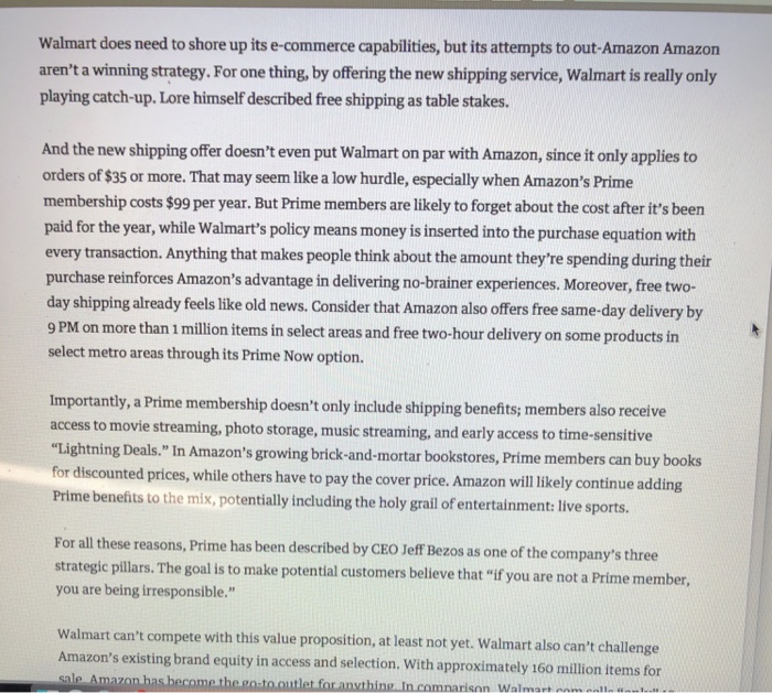 Solved Read The Attached Article From The Harvard Busines Chegg Com