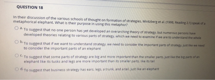 strategy schools of thought