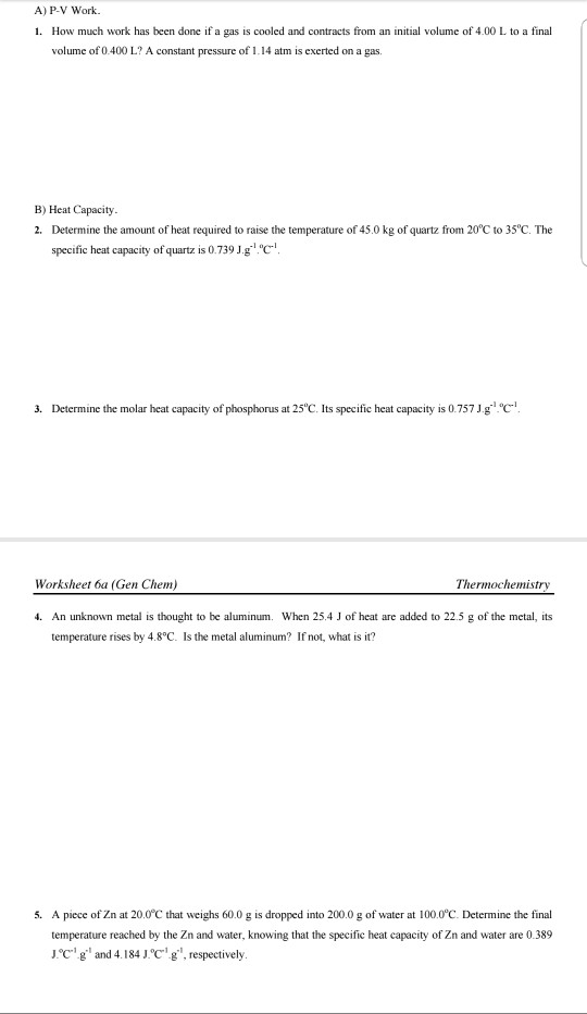 Solved A P V Work How Much Work Has Been Done If A Gas I Chegg Com