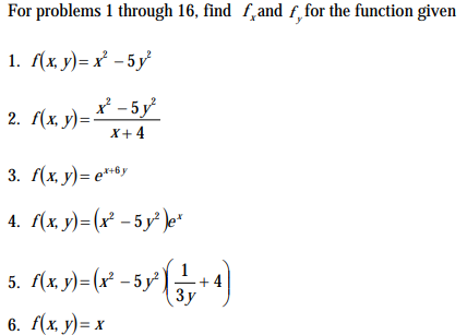 For Problems 1 Through 16 Find F And F For The Chegg Com