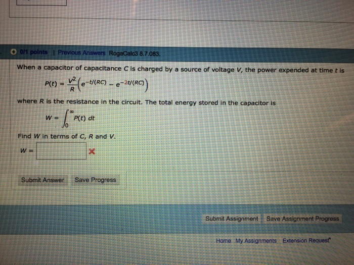 Solved When A Capacitor Of Capacitance C Is Charged By A Chegg Com