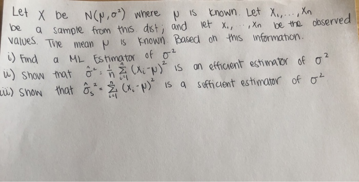 Solved Let X Be Np Where P Tnown Let X Oe A Sampile Fo Chegg Com