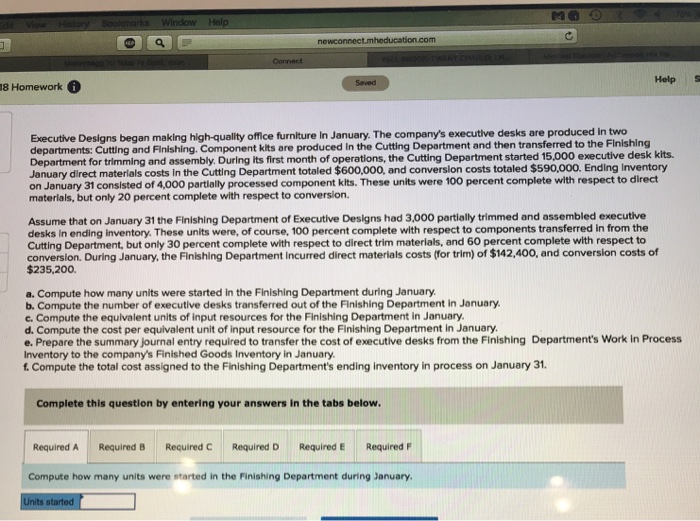 Solved M Newconnec Help S 18 Homework Executive Design