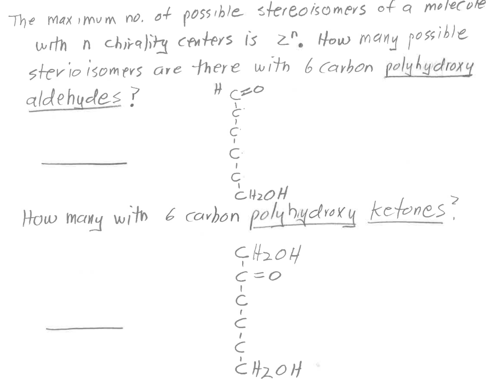 Solved The Max Mum No Ot Poss Ble Stereoisomers F A Mele Chegg Com