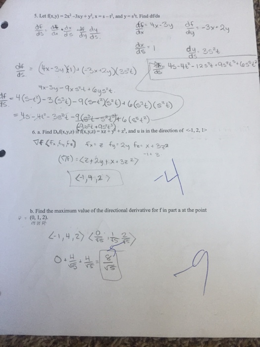 Solved Let F X Y 2x 2 3xy Y 2 X S T 2 And Y Chegg Com