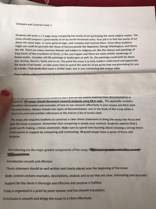 ️ How to compare and contrast art. Compare and Contrast ...