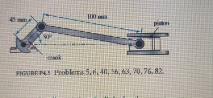 100 mm 45 mm piston b0 craik figure pas problems 5,6, 40, 56, 63, 70, 76, 82.