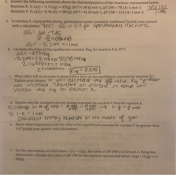 Solved 3 Answer The Following Questions About The Thermo Chegg Com