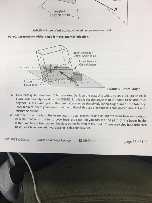 Solved Tat The Lasel Beam Light For The Verification Of S